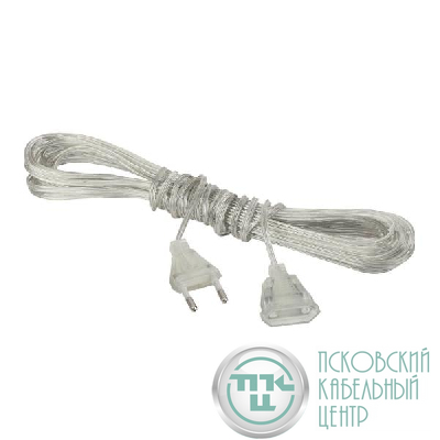 Удлинитель для гирлянд GE-5 прозр. 5м ФАZА 5047594