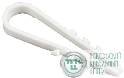 Дюбель-хомут 5-10мм для круглого кабеля нейлон бел. (уп.100шт) IEK UHH35-5-10-100