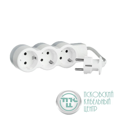 Удлинитель 3х3м с заземл. 16А IP20 "Стандарт" Leg 695002