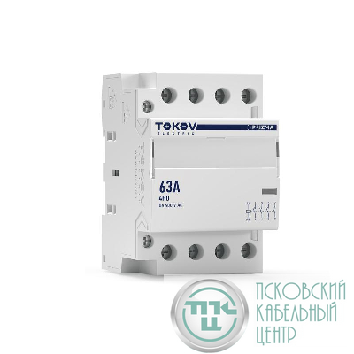 Контактор модульный 54мм 63А 230В АС 4НО PRIZMA TOKOV ELECTRIC TKE-PZ-MC-3-63-230-40