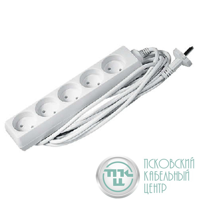 Удлинитель 5х7м 16А IP20 EX-05-700 3.5кВт ПВС 2х1 JazzWay 2852502