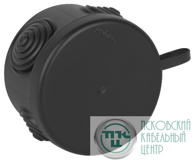 Коробка Тусо распаячная для ОП 60х40мм УХЛ1 черн. Ruvinil 67010МЧ