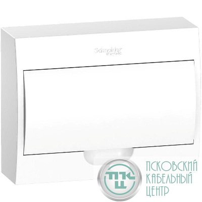 Бокс навесной ОП City9 Box 1 ряд 12мод IP40 IK07 63А 2 клеммы с бел. дверцей SE EZ9E112P2SRU