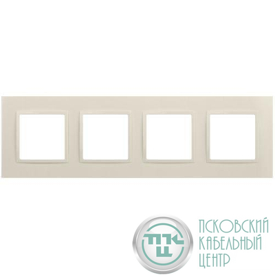 Рамка 4-м Elegance 14-5014-02 Classic слон. кость Эра Б0060587