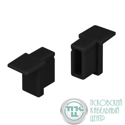 Заглушка SL-MINI-6-H9 BLACK глухая пластик (комплект) Arlight 044088