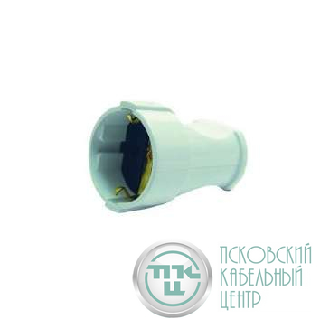 Розетка переносная с заземл. бел. Makel 10003