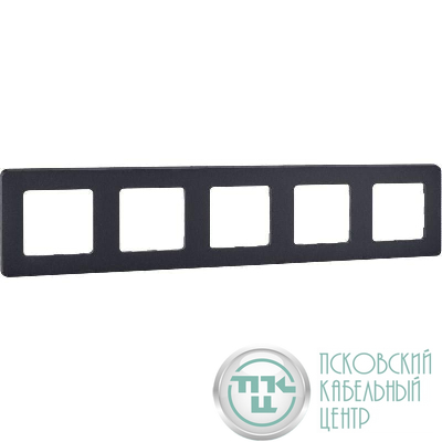 Рамка 5-м Inspiria антрацит IEK 673973