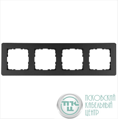 Рамка 4-м G-Flex антрацит Jasmart G1104B