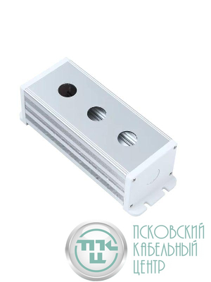 Корпус BXM47-В3/22 IP65 три отверст. 22мм с проушинами с сальником Электротехник ET020073