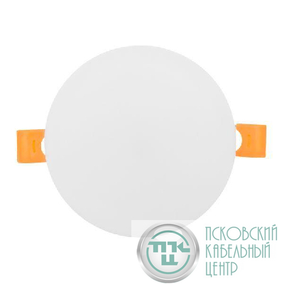 Светильник светодиодный ДВО 1102 10Вт 4000К IP20 круглый встраив. даунлайт безрамочный LUMA EKF DLL-1102-R-10-4000