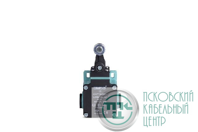 Выключатель концевой быстрого переключения угловой 2-х направленный с пластмас. консолью и стальным роликом Ф20мм (1НО+1НЗ) EMAS L2K13MEM121