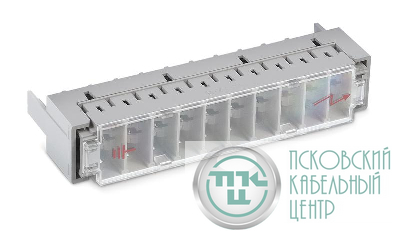 Кассета для грозоразрядников PrMag на 10 пар Cabeus 7086c