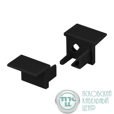 Комплект заглушек SL-BEVEL-H10-F14 BLACK пластик (комплект) Arlight 044089