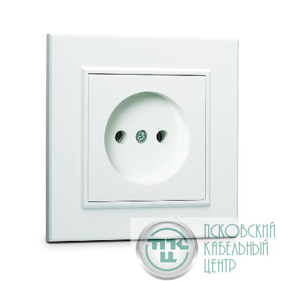 Розетка б/з (Керамика) СП Karea 16А IP20 бел. Makel 56001002