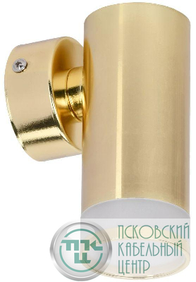 Светильник 4008 настенный под лампу GU10 золото IEK LT-UBB0-4008-GU10-1-K22