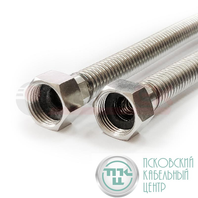 Подводка гибкая для газа 3/4дюйм гайка-гайка 2м (10/1) VALFEX 00000024124