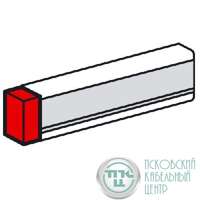 Заглушка 160х50мм METRA Leg 638095