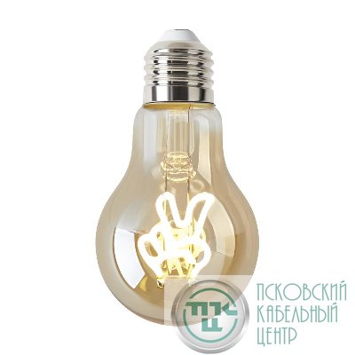 Лампа светодиодная филаментная Loft 271 A60 3Вт 2400К E27 Voltega 8584