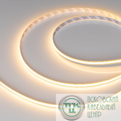 Лента светодиодная COB-X544-8mm 24В Warm 2700К 11Вт/м IP20 FreeCut свободная резка (уп.5м) Arlight 043413(1)