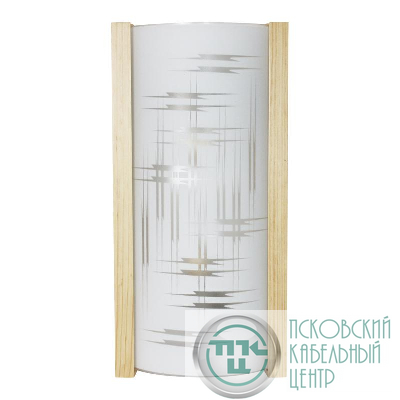 Светильник НББ 01-2х60-504 "Карелия" 370х180х66 "Элегант" матов./сосна (инд. упак.) Элетех 1005206030
