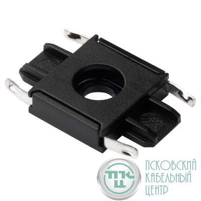 Коннектор MTR16 CI-BL I-обр. накладной шинопровод низковольтный Pro черн. JazzWay 5057272