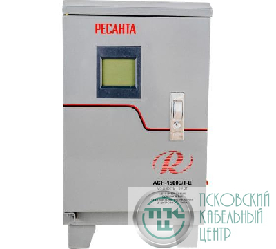 Стабилизатор напряжения АСН-15000/1-Ц 1ф 15кВт IP20 релейный Ресанта 63/6/11