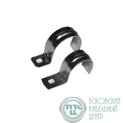 Скоба крепежная однолапковая d22мм метал. (уп.50шт) Ruvinil С01322