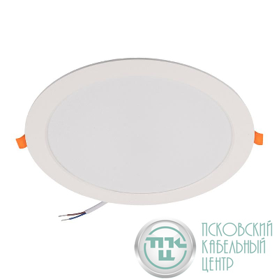 Светильник светодиодный PLED DL7 WH Downlight 24Вт 4000К 220х26мм IP54 ДВО встраив. Pro JazzWay 5042568