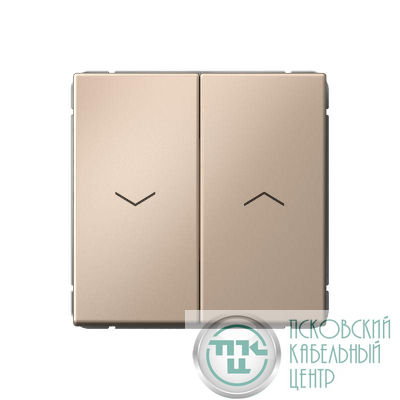 Выключатель для жалюзи 2-кл. ArtGallery 2х (сх. 4) 10А быстрозажим. клем. механизм песочн. SE GAL001219S