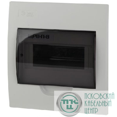 Бокс встраиваемый ЩРВ-П-8 8мод. IP41 пластик SIMPLE NO-box_simple-plastic_8_flush BOXF08 Эра Б0041511