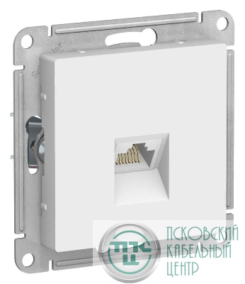 Розетка компьютерная AtlasDesign RJ45 кат.6A механизм лотос SE ATN001386
