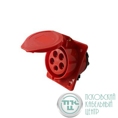 Розетка стационарная СП PPC 415 16А 5п 3Р+РЕ+N 380В IP44 Pro JazzWay 5072978
