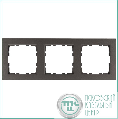 Рамка 3-м G-Classic мокко Jasmart G1003Z