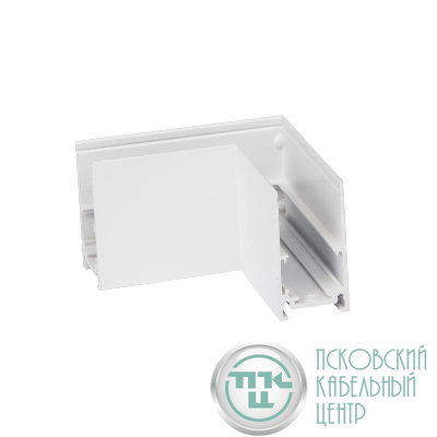 Коннектор угловой горизонт. 80х80мм для накладного шинопровода Vitaluce VT0200025-00