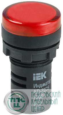 Лампа светосигнальная AD22DS d22мм 230В красн. KARAT IEK BLS10-ADDS-230-K04
