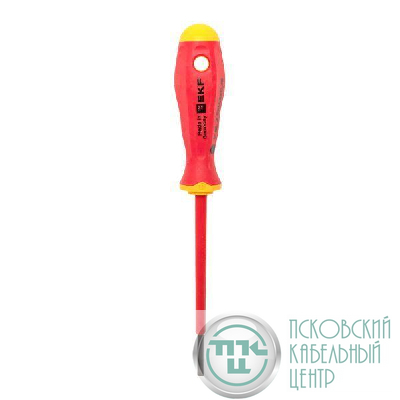 Отвертка Professional SL2.5х0.4мм VDE 1000В EKF sl-2.5-0.4-pro-in