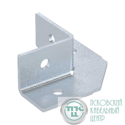 Уголок крепежный 90град. двухлучевой 4 отверстия гор. оцинк. DKC BMD1501HDZ
