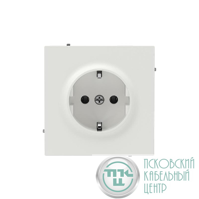 Розетка силовая KANT 2P+E без шторки бел. песок DKC 7010033