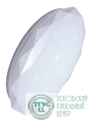 Светильник светодиодный Classic DIAMOND 18Вт 230В 4000К 1170лм 248х48мм настенно-потолочный КОСМОС KCDiam18W_4000