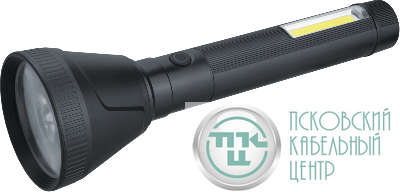 Фонарь светодиодный ручной 95 741 NPT-CP32-ACCU пласт. 1LED 10Вт+1COB 2Вт Li-Ion 3А.ч 4реж NAVIGATOR 95741