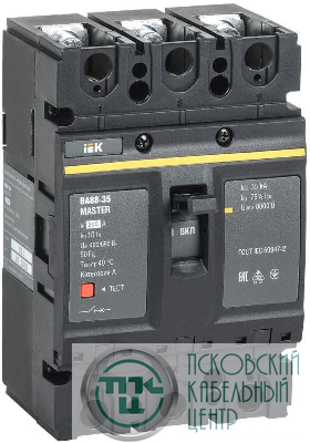 Выключатель автоматический 3п 200А 35кА ВА88-35 MASTER IEK SVA30-3-0200-02