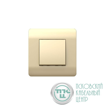 Выключатель 1-кл. NEW3-E 10А без фиксации шампань CHINT 431400