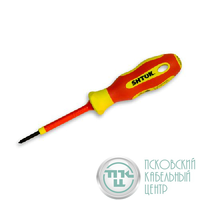 Отвертка 1000В Ph0х60мм (09316) SHTOK 376345