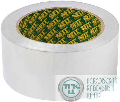 Лента алюминиевая клейкая 50ммх25м FIT 11672