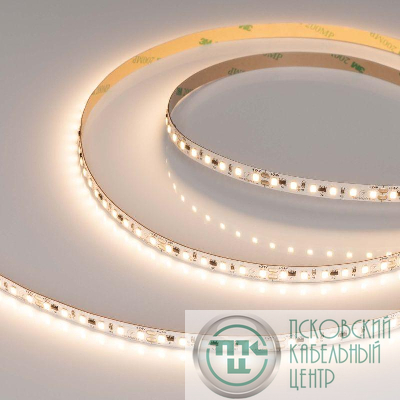Лента светодиодная IC-A120-8mm 24V Warm 2700К 9.6Вт/м IP20 2835 стабилизированная (уп.10м) Arlight 037965