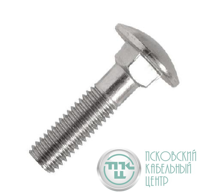 Болт с квадратным подголовником М6х20 DIN 603 (уп.10шт) Tech-Krep/Zitar 143753