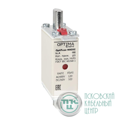 Вставка плавкая OptiFuse NH00C-10-gG-УХЛ3 КЭАЗ 374910