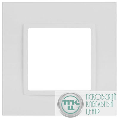 Рамка 1-м Elegance 14-5011-01М Classic для розеток и выключателей матов. бел. Эра Б0065822