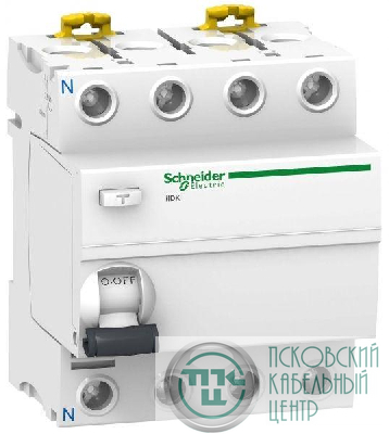 Выключатель дифференциального тока (УЗО) 4п 63А 300мА тип AC iID K Acti9 SchE A9R75463