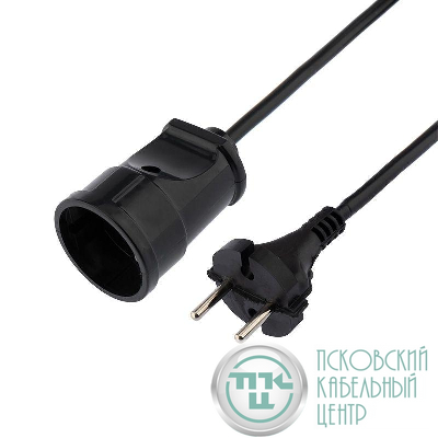 Удлинитель-шнур на рамке ПВС 2х0.75 30м без заземл. 6А 1300Вт IP20 черн. PROCONNECT 11-7103